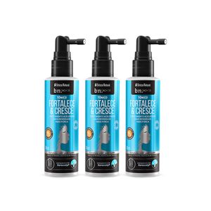 Kit Tônico Capilar Fortalece e Cresce 100ml (3 itens) | BN Cachos
