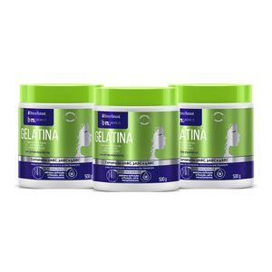 Kit Gelatina Hidra Fix 500g (3 itens) | BN Cachos