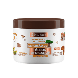 Máscara de Tratamento Nutritivo Explosão de Óleos Africanos 500g | BN Cachos