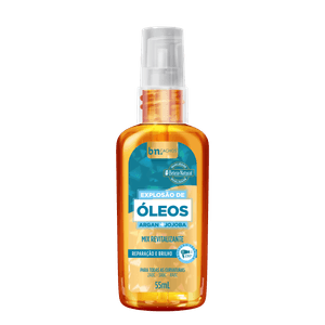 Óleo Capilar Explosão de Óleos Jojoba + Argan 55ml | BN Cachos